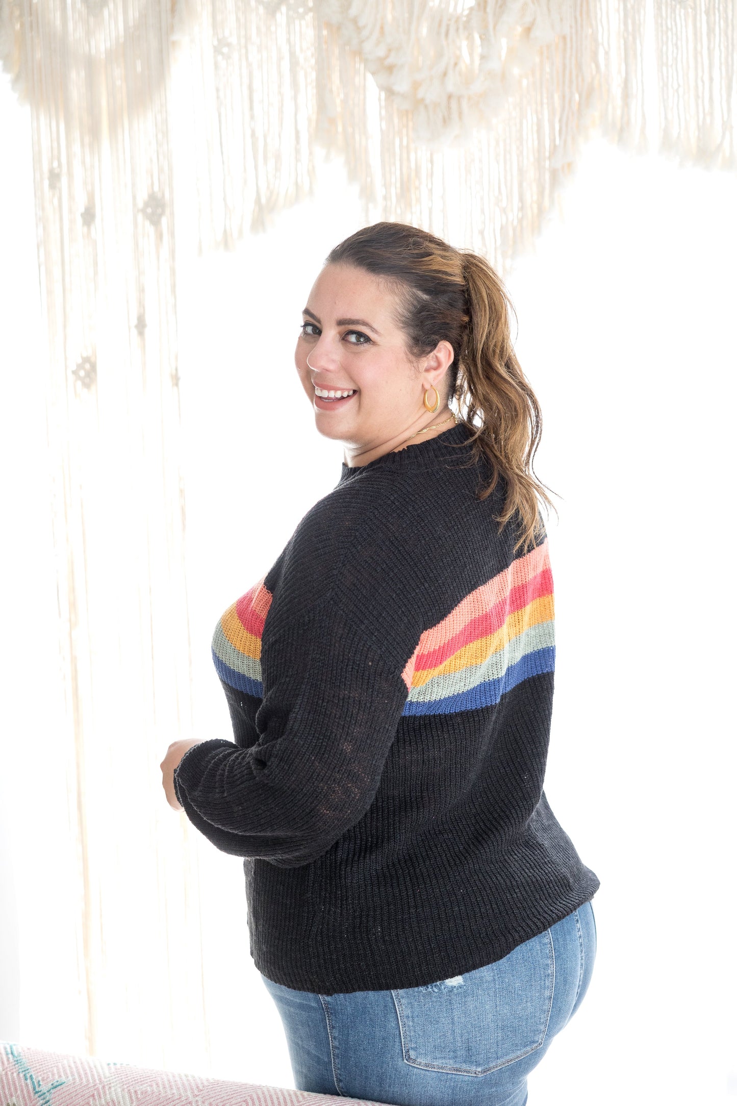 Midnight Rainbow Pullover