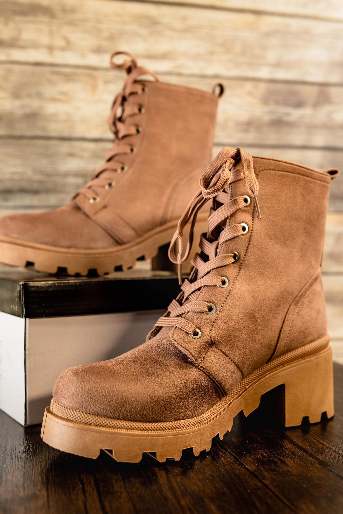 Virginia Lace Up Bootie