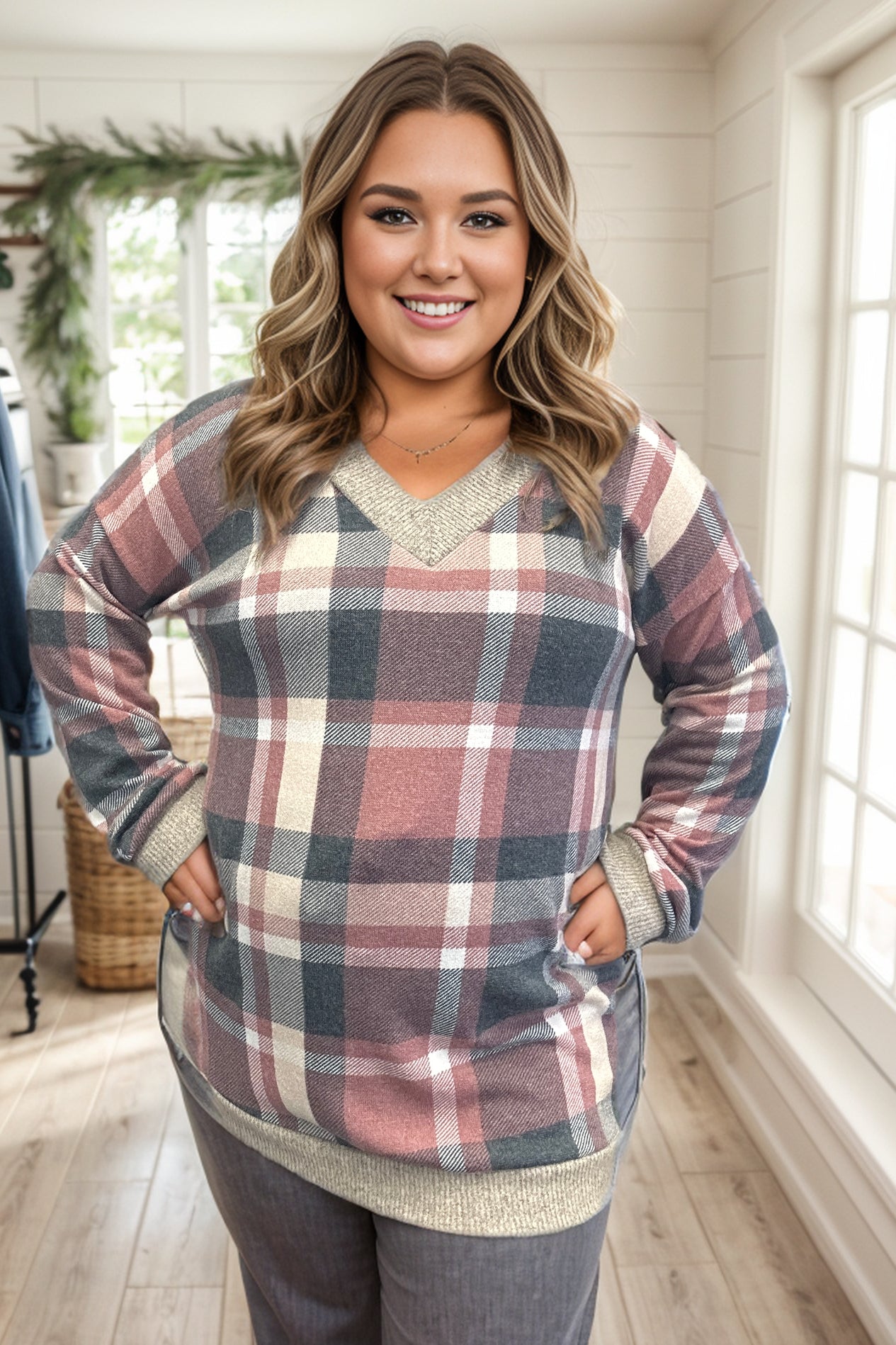 Absolute Dream - Plaid Pullover