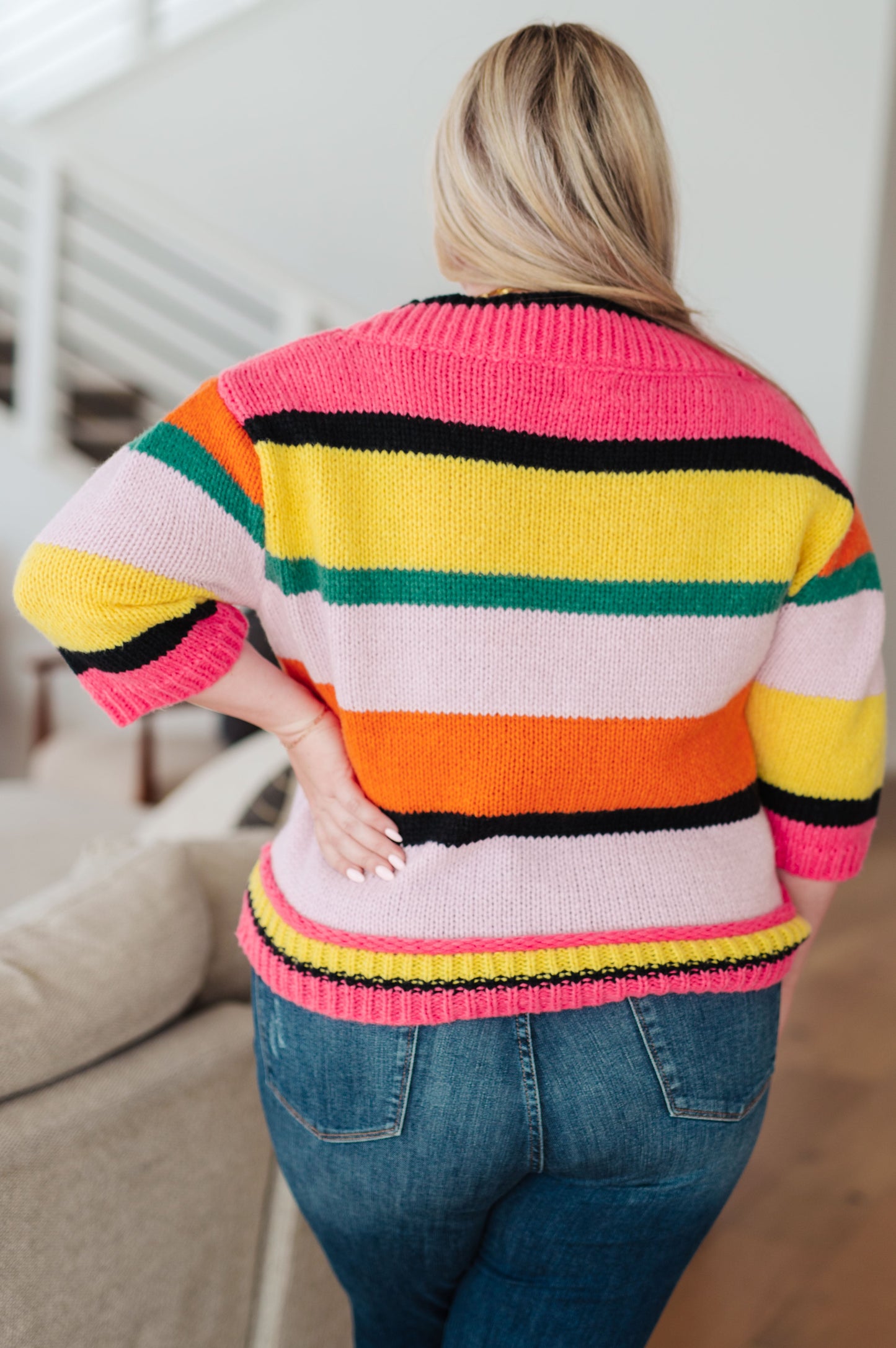 Bright Side Striped Sweater