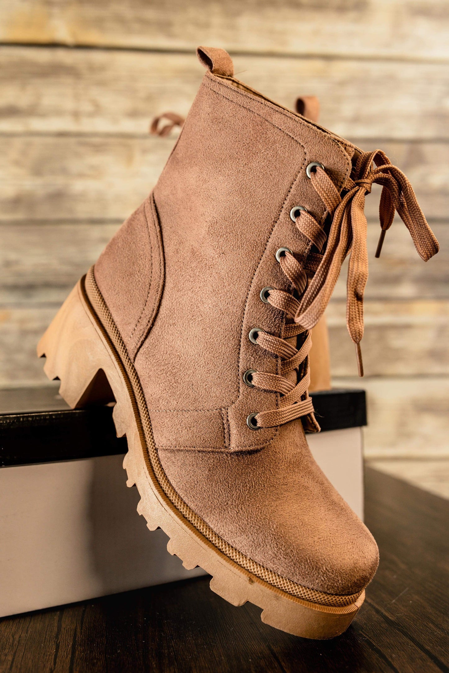 Virginia Lace Up Bootie