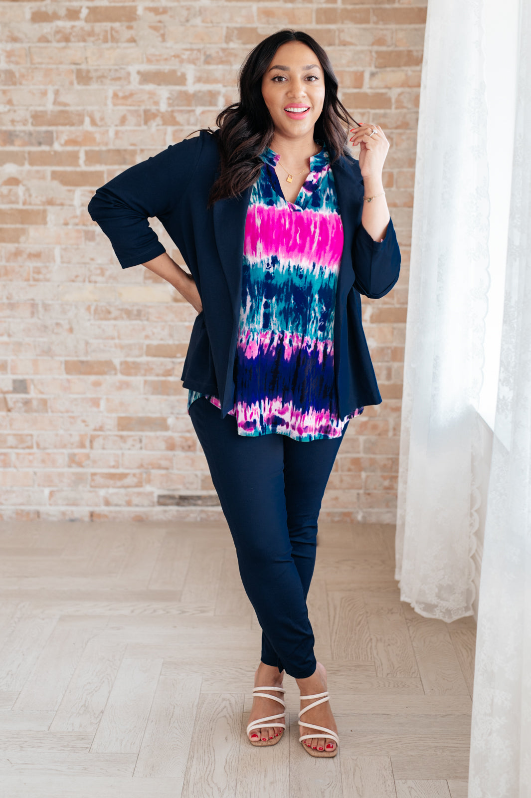 Lizzy Blouse in Tie Dye