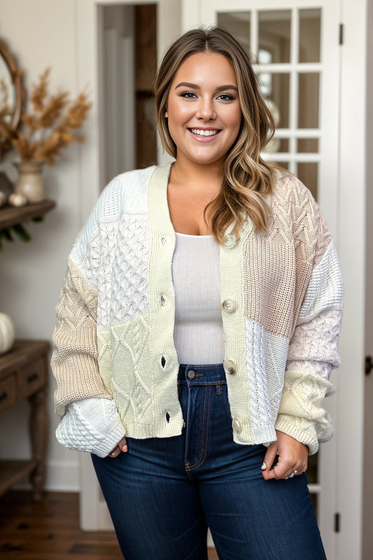 Gingerbread & Marshmallows - Cardigan