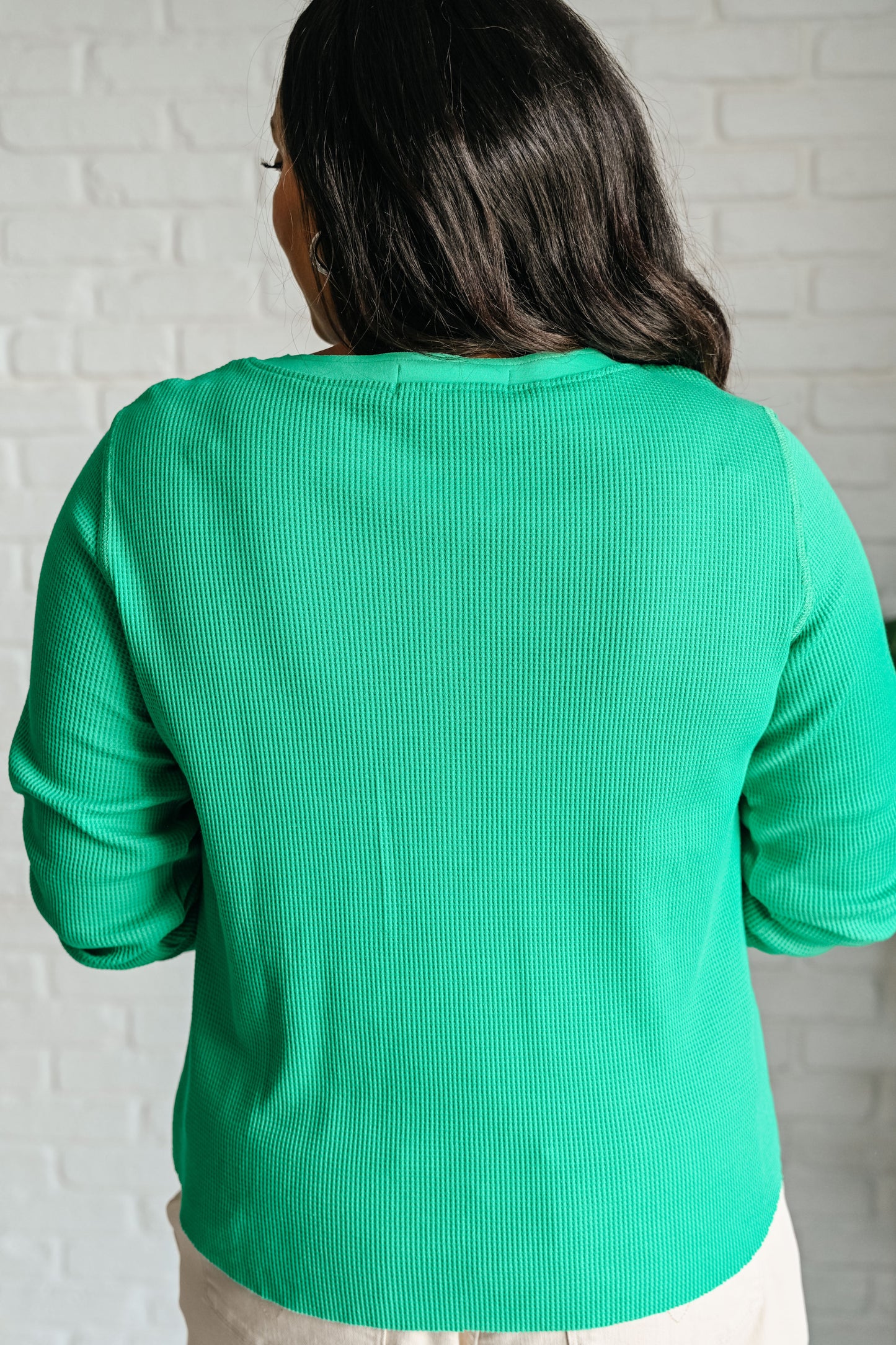 Greensleeves Waffle Knit Henley