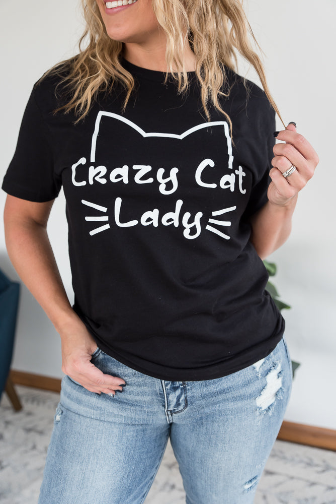 Crazy Cat Lady Graphic Tee