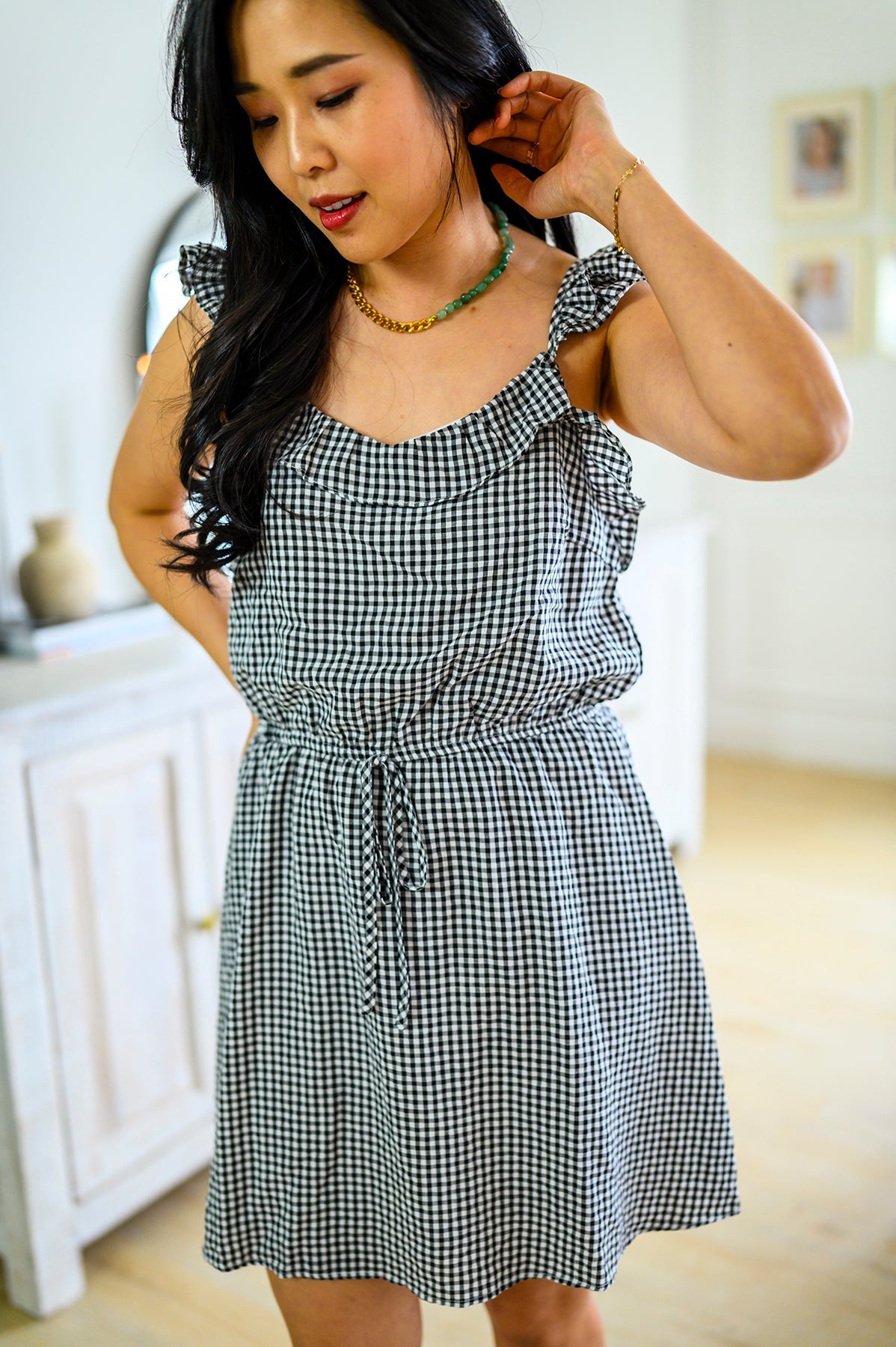 Day Date Gingham Dress