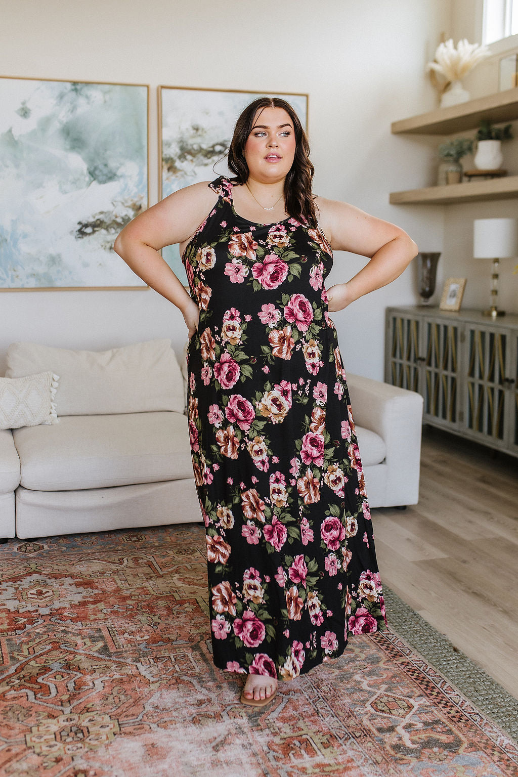 Fortuitous in Floral Maxi Dress