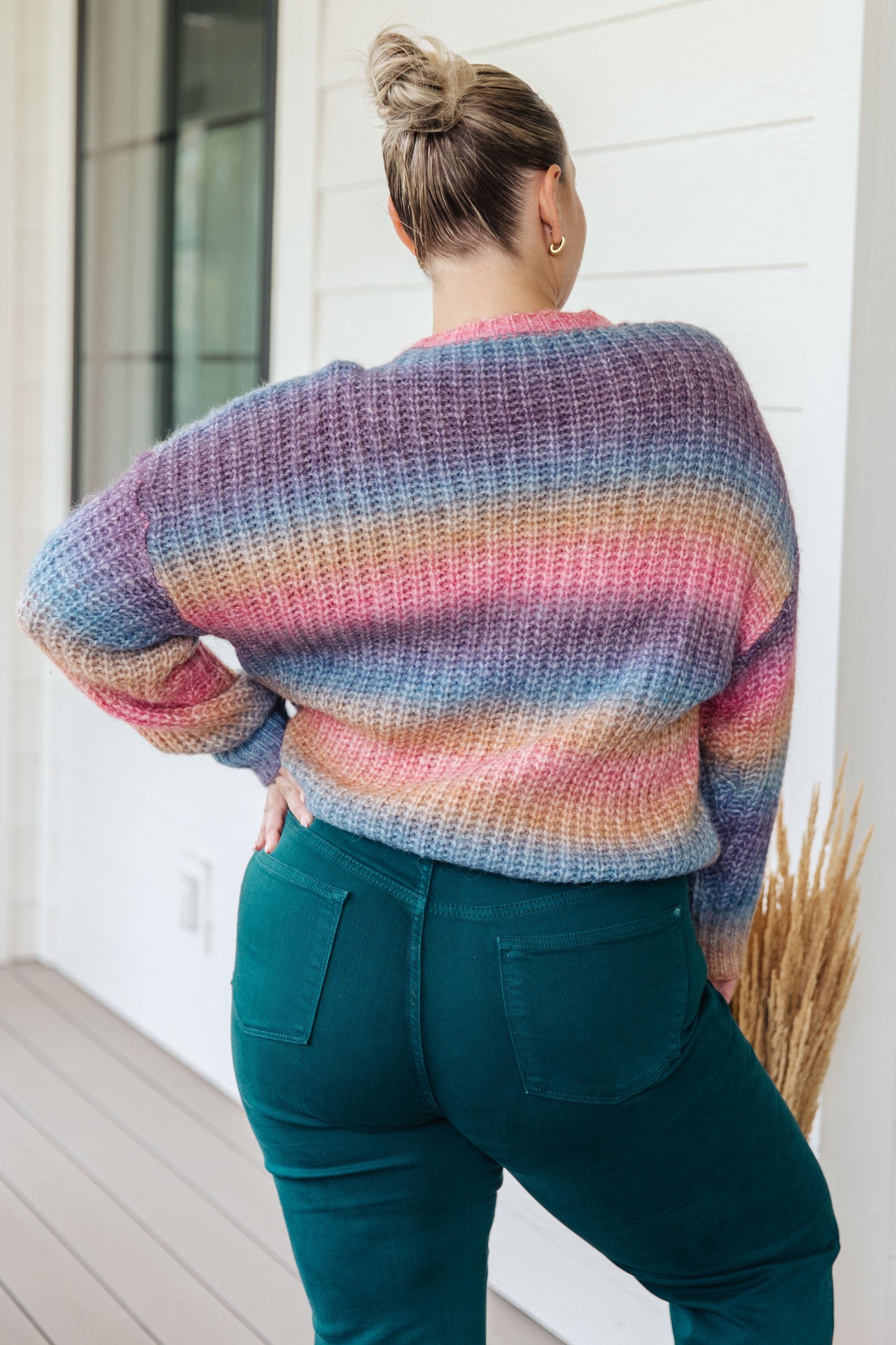 Make Your Own Kind of Music Rainbow Sweater