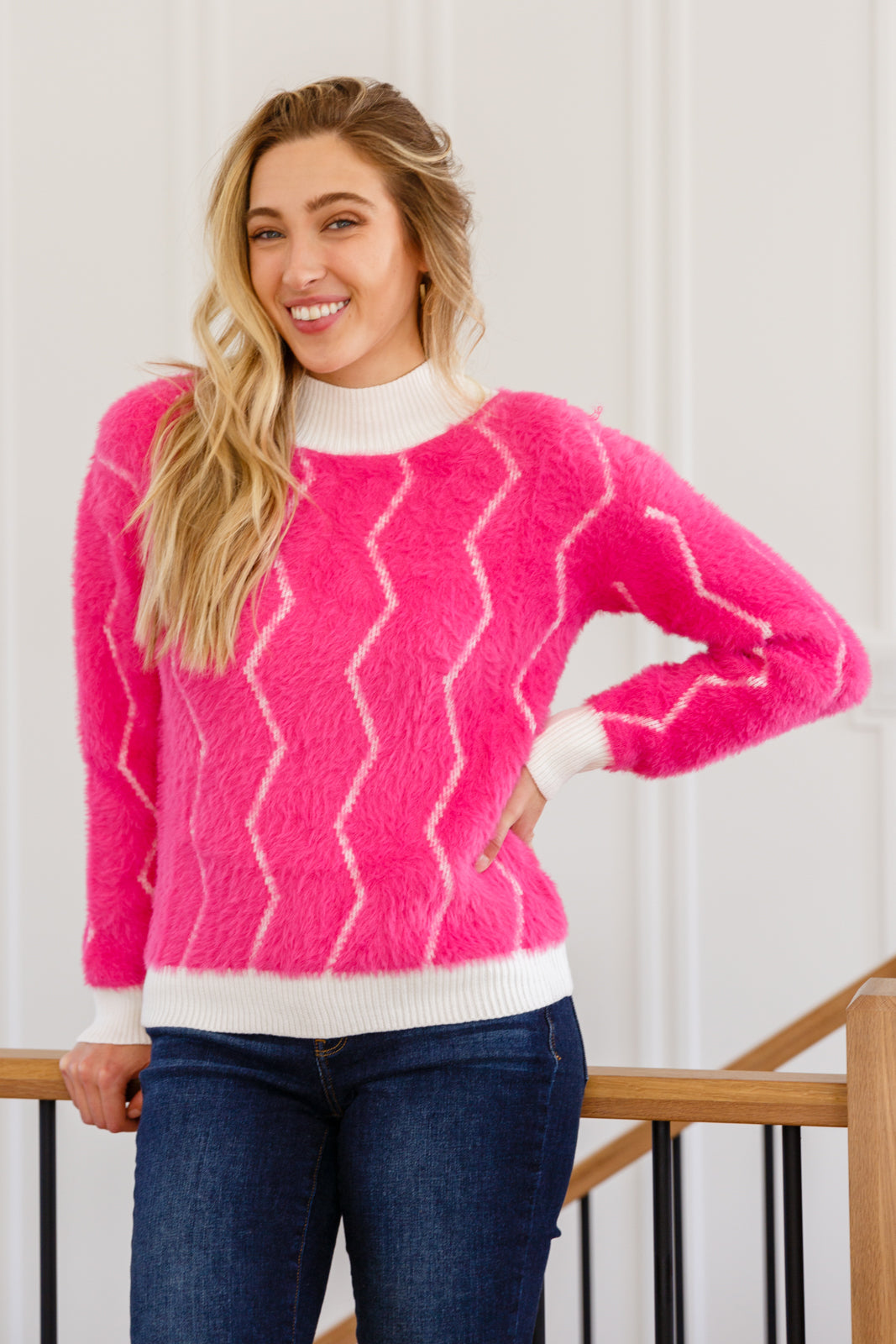 Pop Culture Zig Zag Sweater