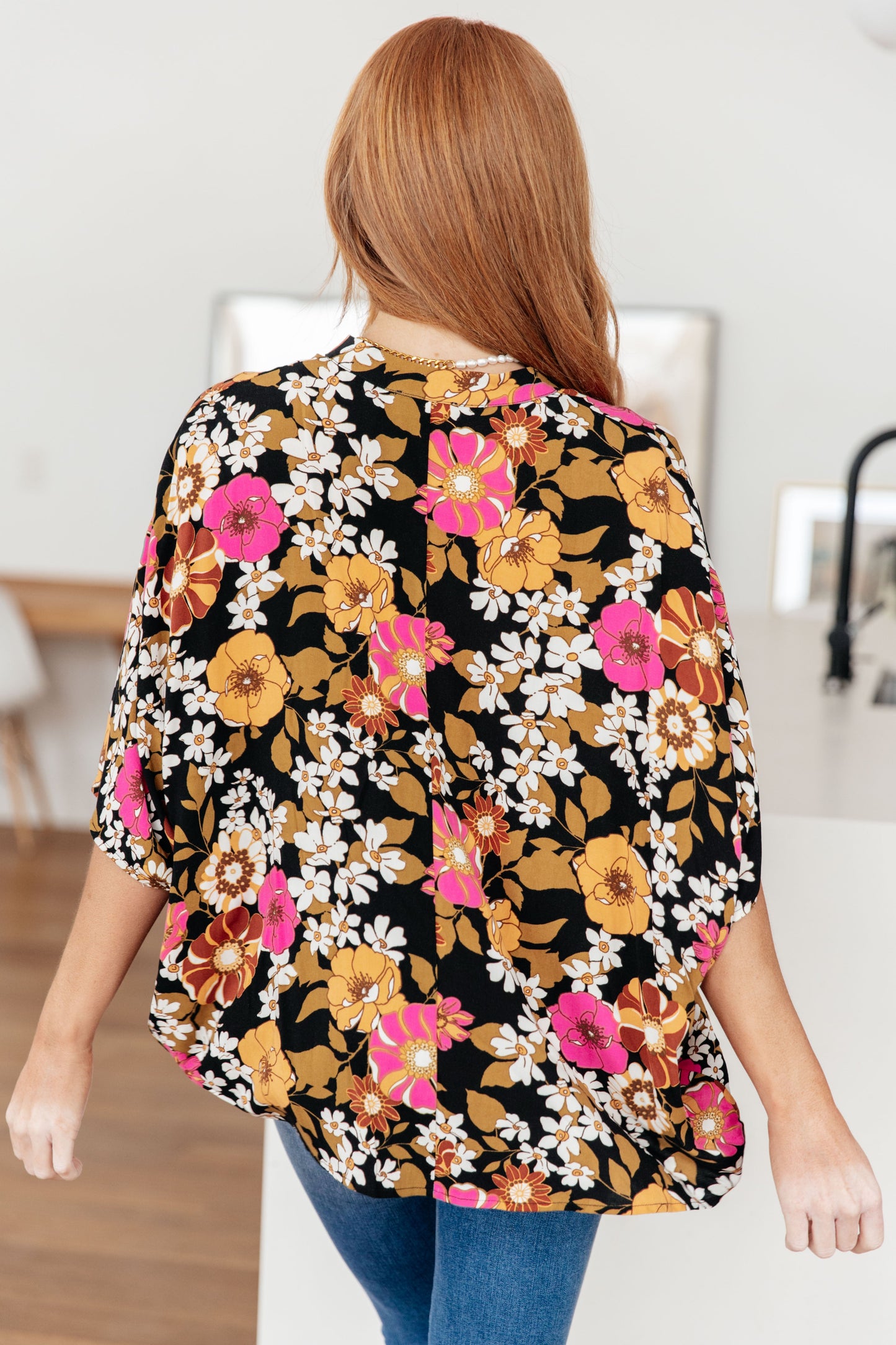 Take Another Chance Floral Print Top